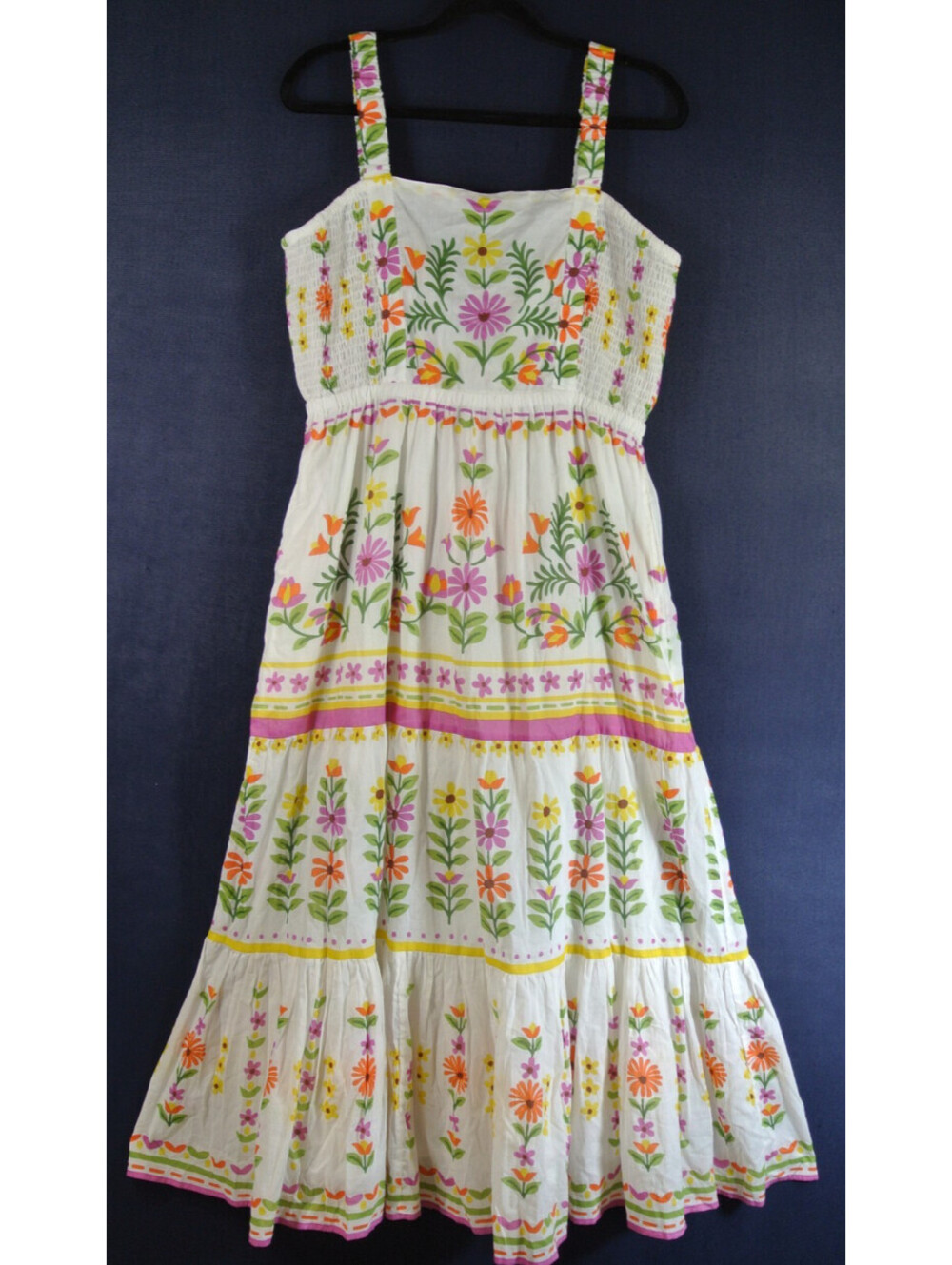 NEW, Banjanan Mid Dress in Multicolor Sz L #MD2263